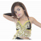 Soutien gorge enfant de danse orientale noir
