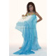 Petit eventail de danse orientale turquoise