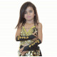 Gants enfant de danse orientale noir