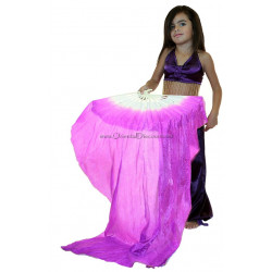 Petit eventail de danse orientale violet