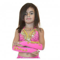 Gants enfant de danse orientale noir