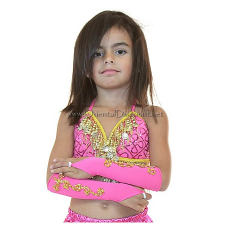 Gants enfant de danse orientale noir
