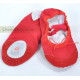 Chaussons de danse orientale rouge