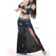 Costume de danse orientale 4 pièces noir