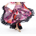Jupe de danse orientale grande ampleur tons rose