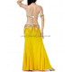 Costume de danse orientale 3 pièces jaune