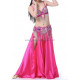 Costume de danse orientale 3 pièces fuschia
