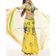 Costume de danse orientale 4 pièces jaune
