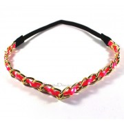 headband accessoires à cheveux headband-metal-et-tissu-