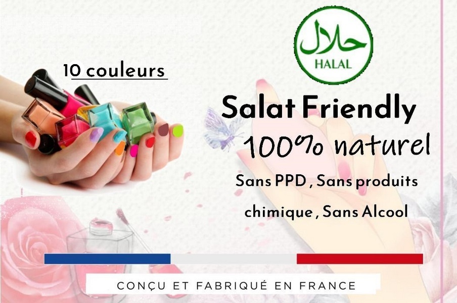 henné pour les ongles halal pour remplacer le vernis