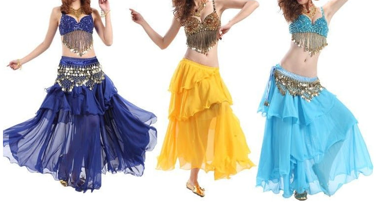exemple de tenue de danse orientale avec ce soutien gorge