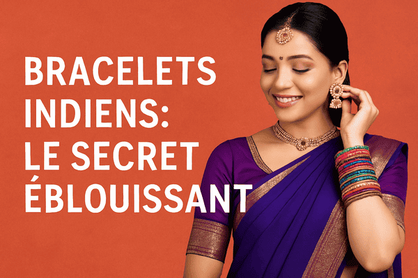 Femme indienne souriante en sari violet portant des bracelets traditionnels colorés – accessoire emblématique de la culture indienne