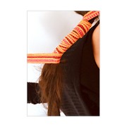 Kardoune posé jusqu'aux pointes des cheveux