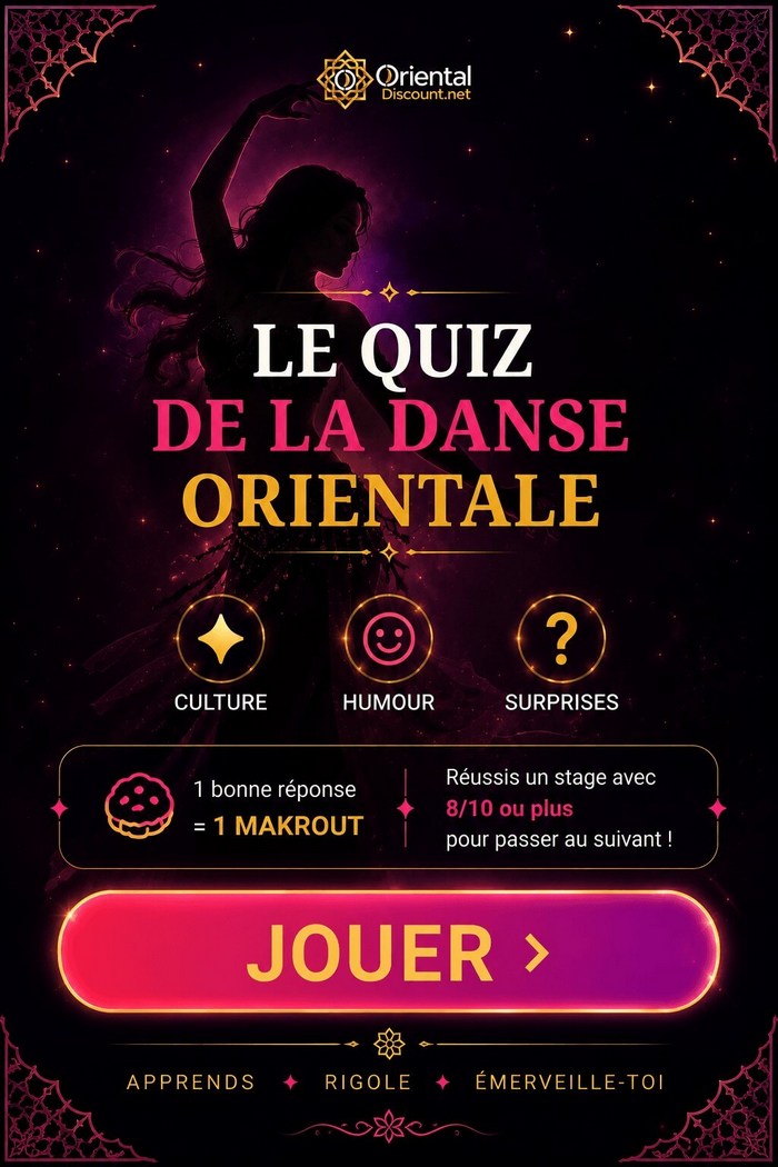 Quiz danse orientale gratuit OrientalDiscount en 5 stages