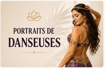 portraits de danseuses orientale