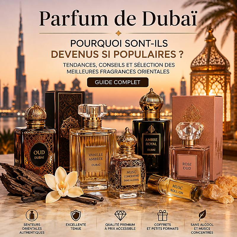 Parfum de Dubaï : guide complet pour comprendre le succès des fragrances orientales modernes