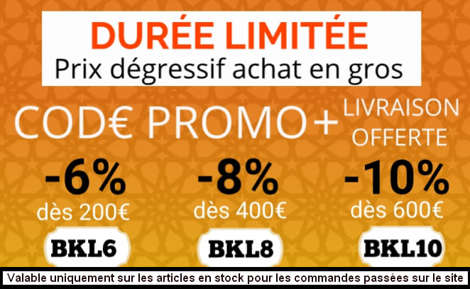 grossiste code promo