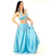 tenue de danseuse orientale turquoise