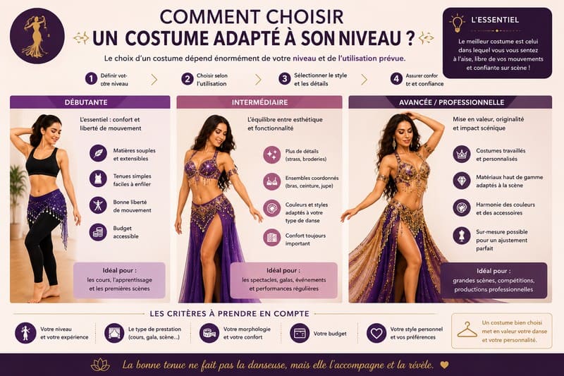 Bien choisir son Costume de danse orientale