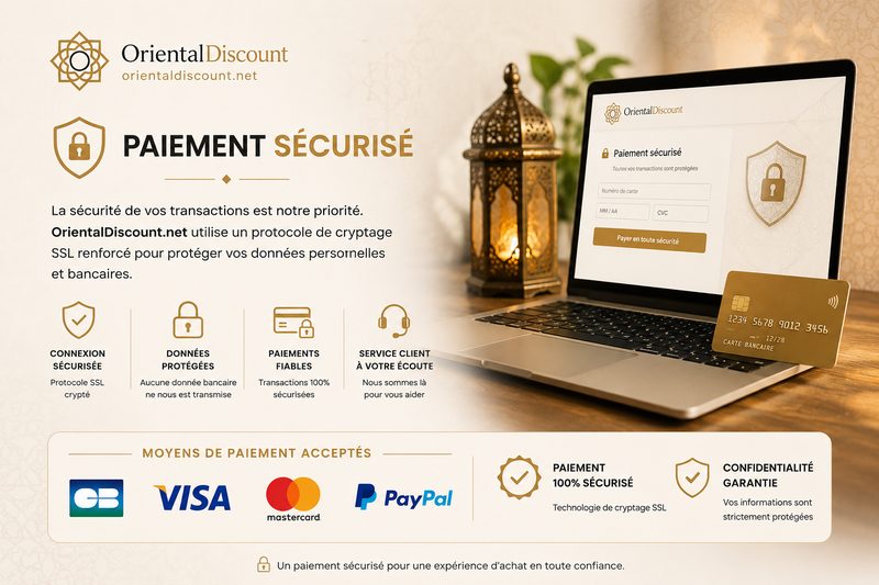 Paiement sécurisé OrientalDiscount