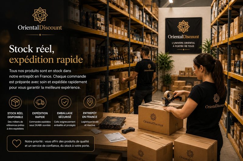 Préparation de commandes OrientalDiscount