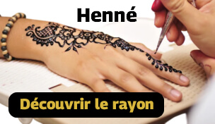 Henné en cône naturel