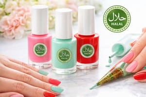 Vernis halal perméable a l eau compatible ablutions wudu plusieurs couleurs