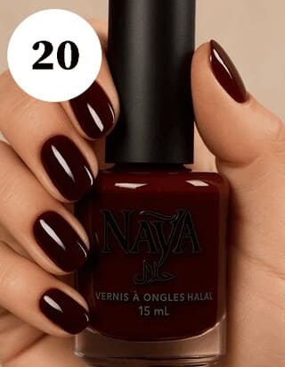 Poupre d’Orient 20 vernis halal