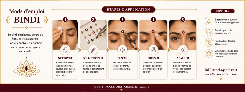 mode d'emploi bindi indien