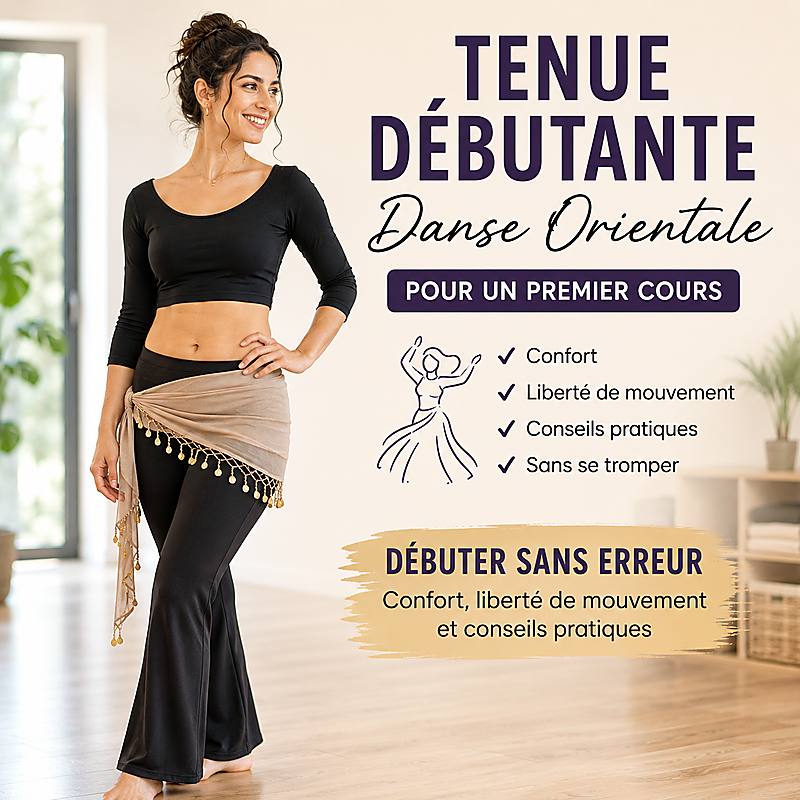 Tenue débutante de danse orientale pour un premier cours
