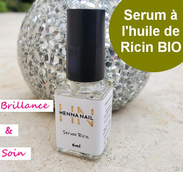Serum pour les ongles à l'huile de ricin Bio