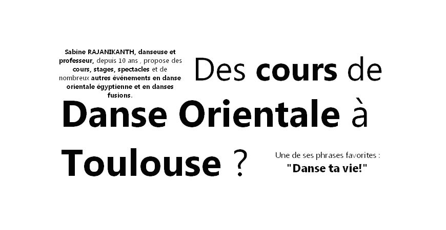 Cours de Danse orientale à Toulouse !